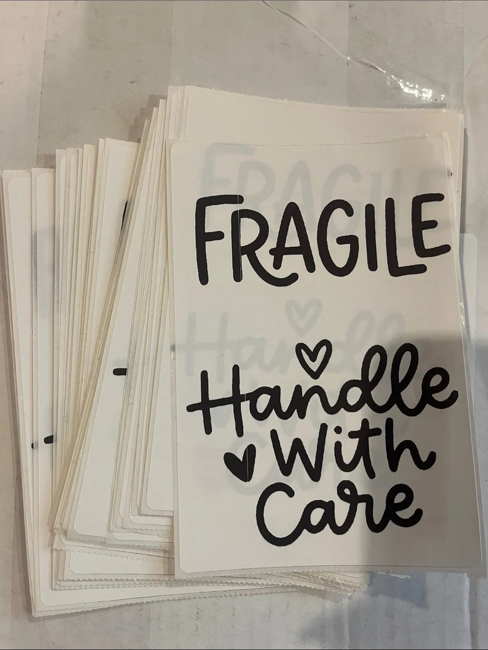 (30) Hand Crafted White 